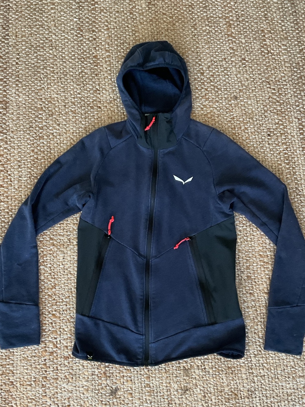 Salewa women’s lavaredo navy hemp hood XS jacket